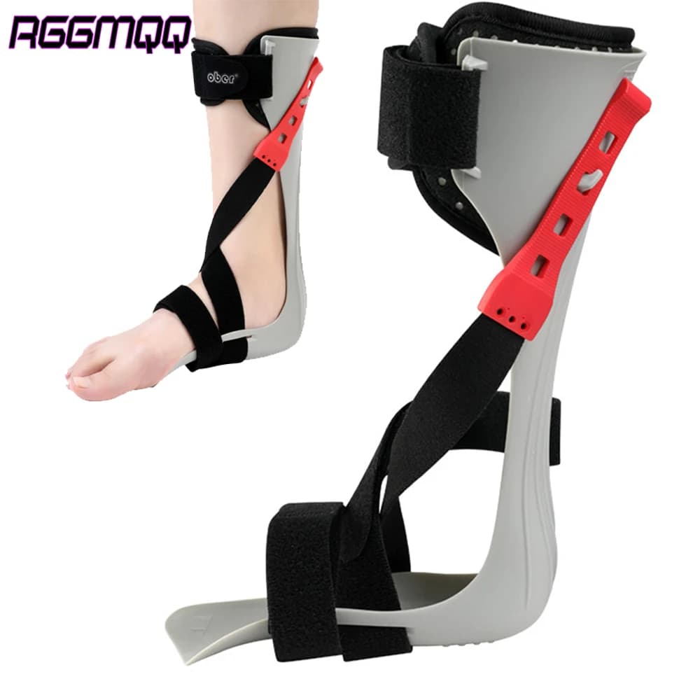 RGGMQQ 1 PZ AFO Piede Drop Brace Stecca Caviglia Piede Ortesi Camminare con Scarpe o Dormire per Ictus Emiplegia