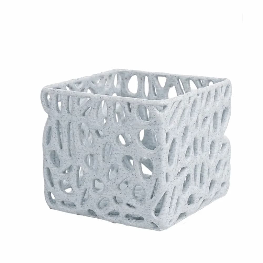 3D Printed Aquarium Planter Pot Hollow Porous Structure Fish Hiding Cave Breeding Cave Plastic Aquatic Plant Container