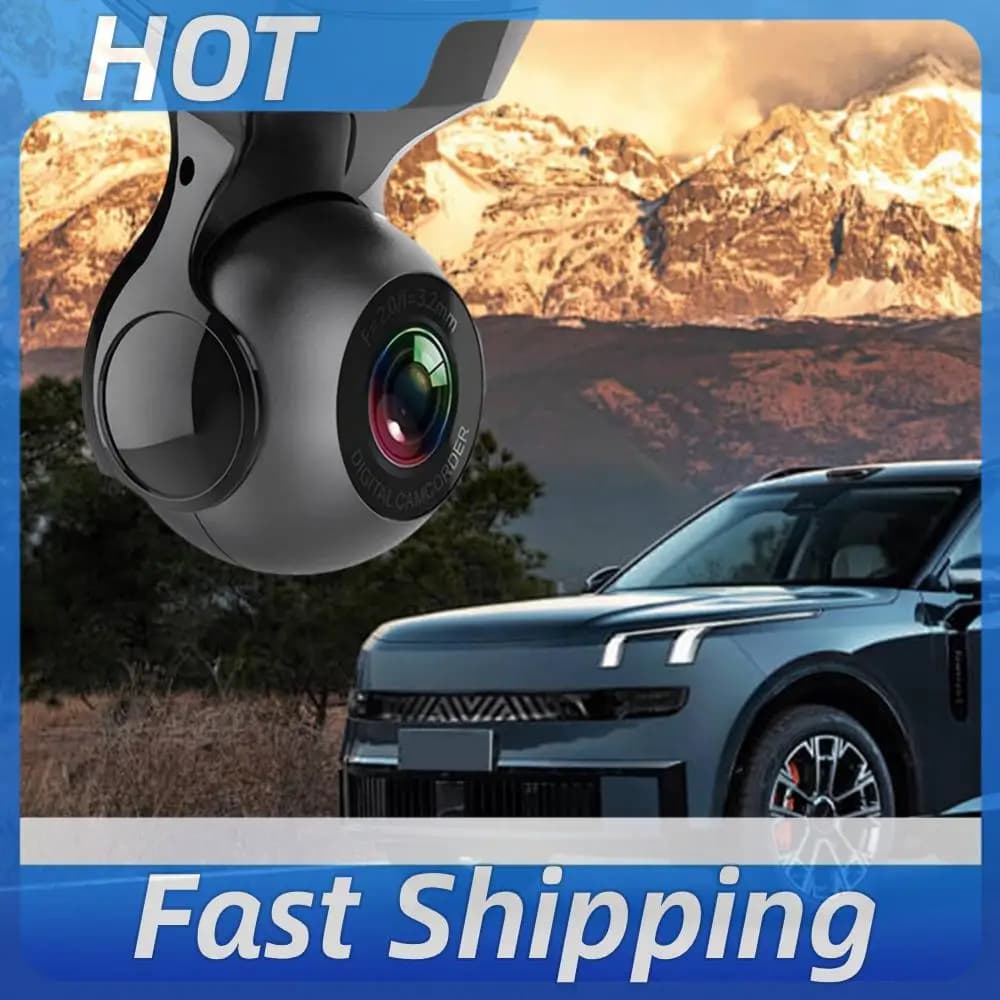 Mini Dash Cam con WiFi Integrato, Telecamera per Auto con Visione Notturna, Registratore Video per la Guida