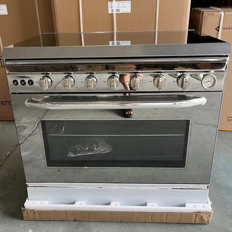 D 6 Gas Built-in Oven Pizza Baking Electric Air Fryer Electric Bread Oven Bread Convection Cooker Commercial