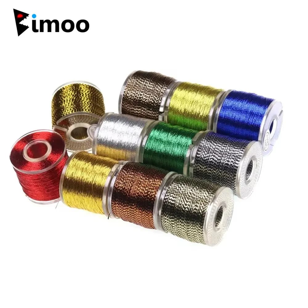 100 Yarn Metal Yarn for Construction Fishing Rods, Wrap Rings Guide, Tie Ami From Jigging And Repairing Canes
