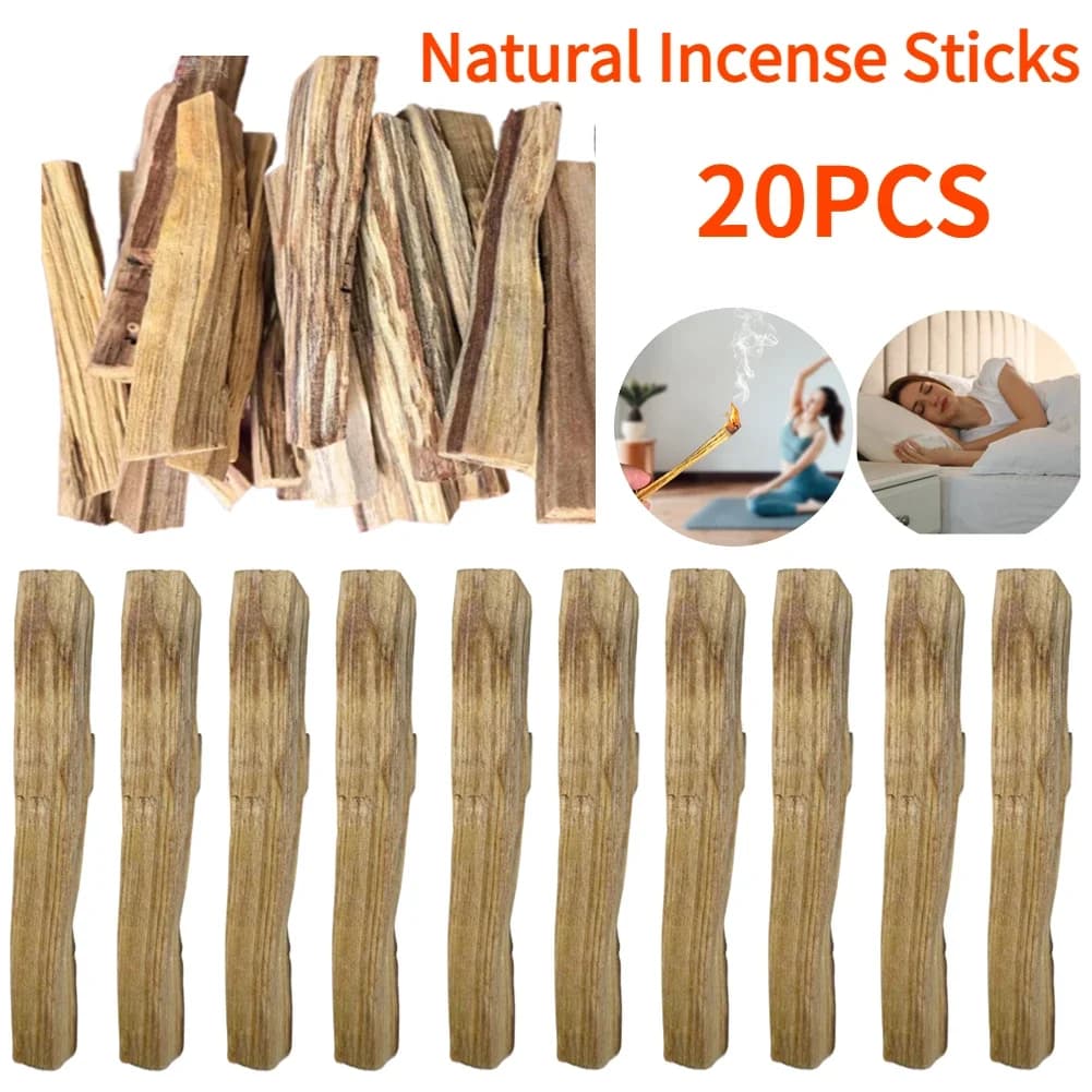Bastoncini di incenso naturale Palo Santo odore di olio alto di vecchi materiali per l'applicazione a lunga durata della casa di aromaterapia Yoga Buddha