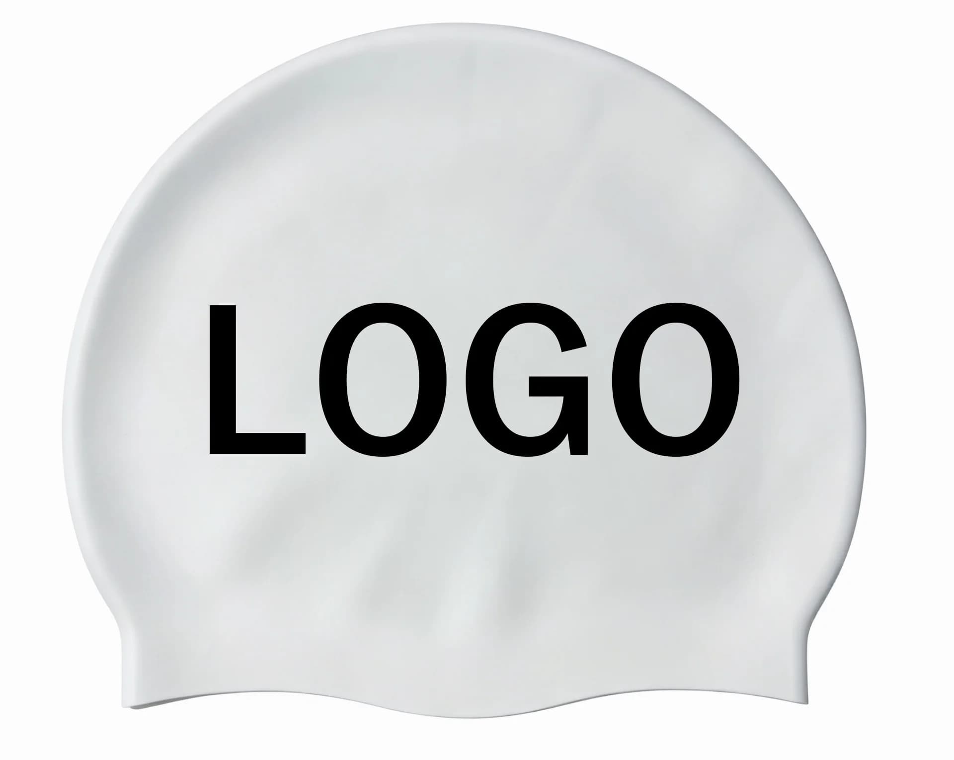 Custom logo Silicone Swimming Cap Eco friendly Sports Diving Customized Swim Cap for Adults Man Woman Kids a42
