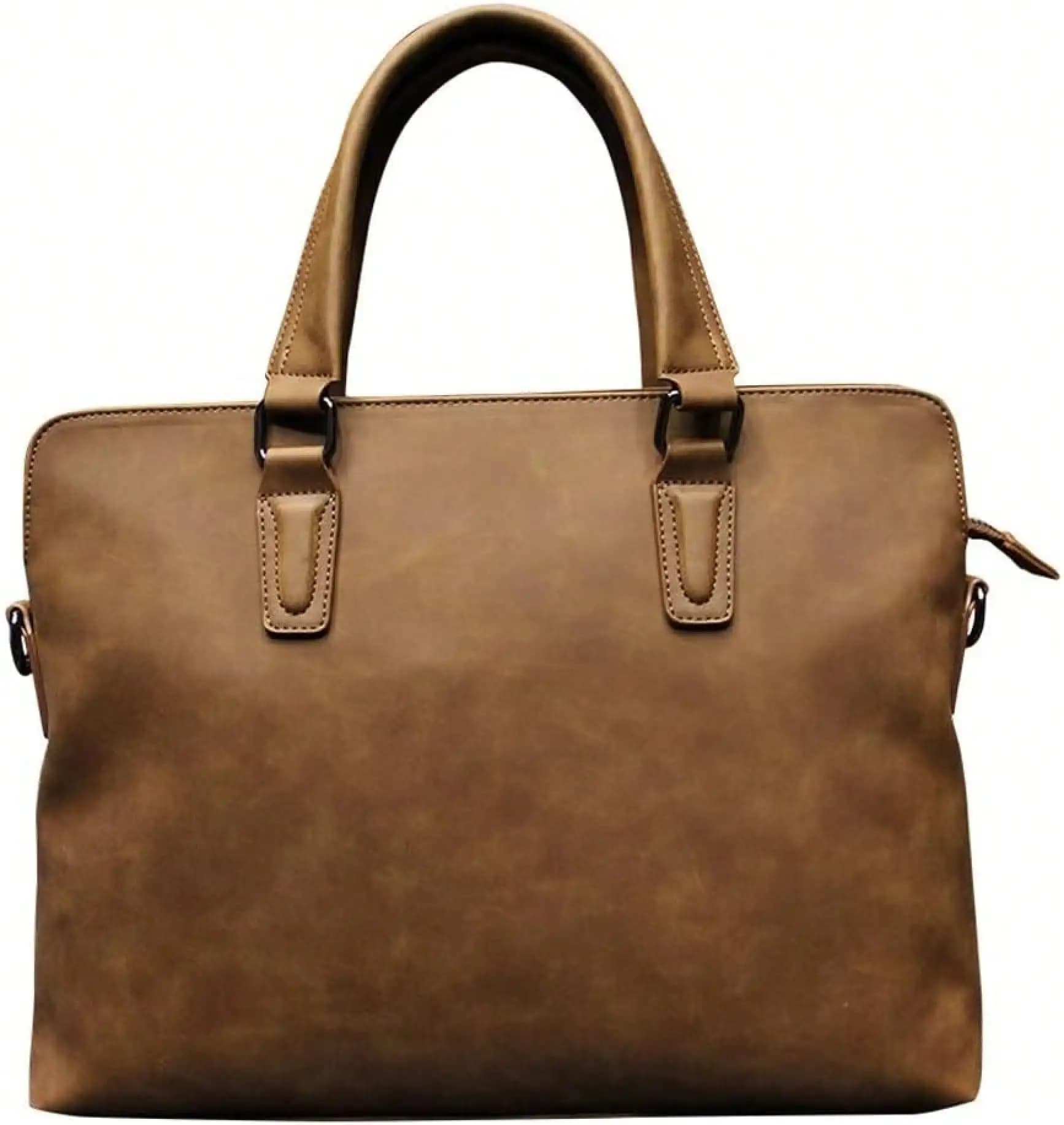HBJWOV Leather Men's Briefcase Business Laptop Bag Handbag Men's Multifunctional Shoulder Bag