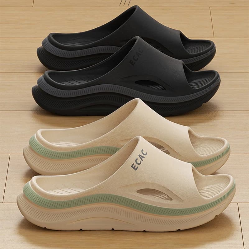 Ciabatte da casa con plateau da donna, sandali estivi Cloud, infradito da uomo, scarpe sportive antiscivolo da spiaggia, sneaker in gomma spessa da donna e da uomo