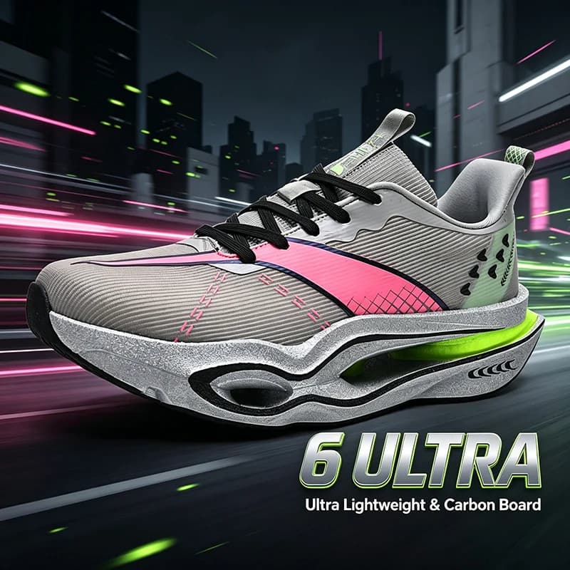 Men Running Shoes Speciality Marathon Sports Shoes Breathable Lightweight Carbon Board Women's Trend Athletic Sneakers Tennis