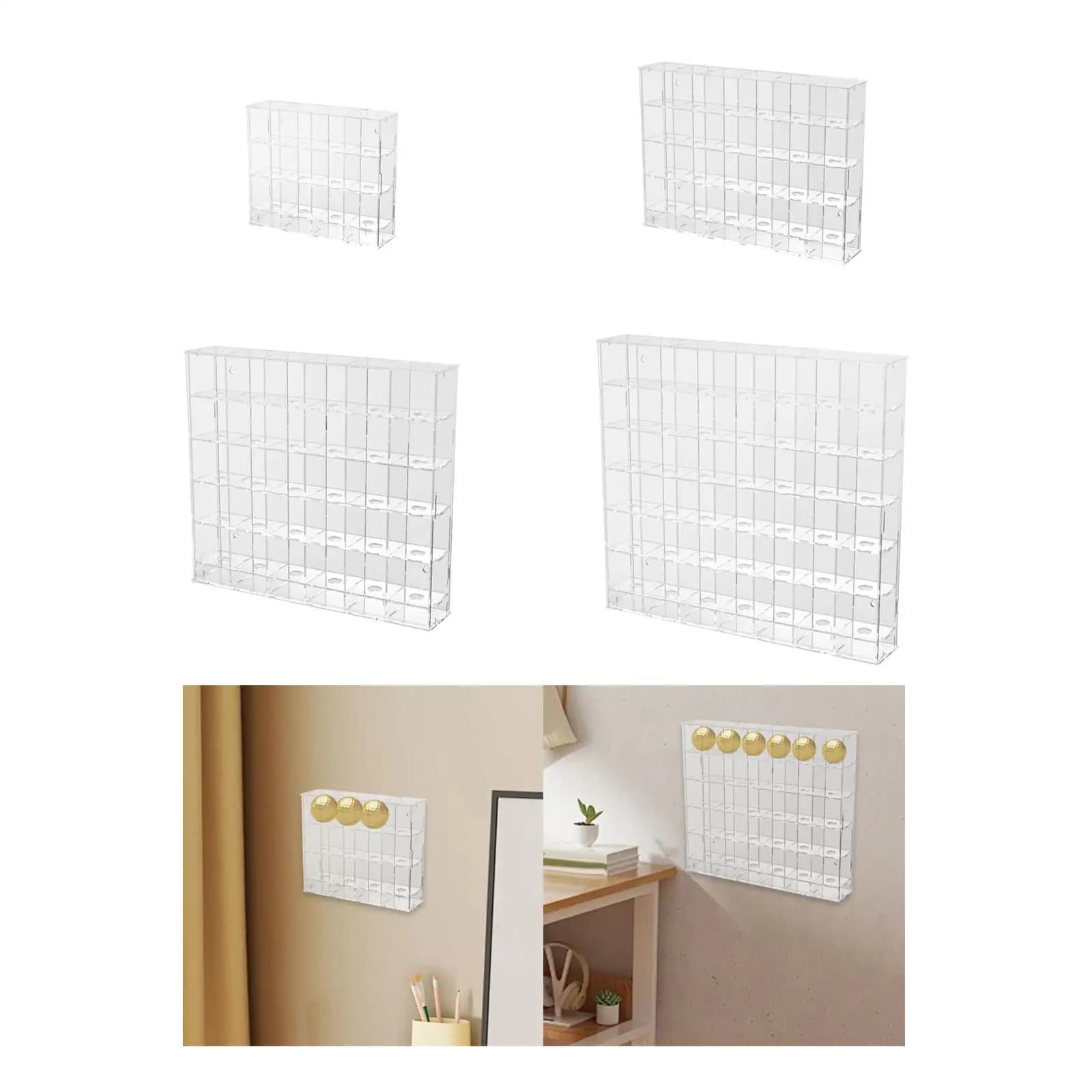 Golf Ball Display Case, Table Tennis Rack, Clear Stand Holder for Collector Memorabilia Autograph Balls ,Table Tennis