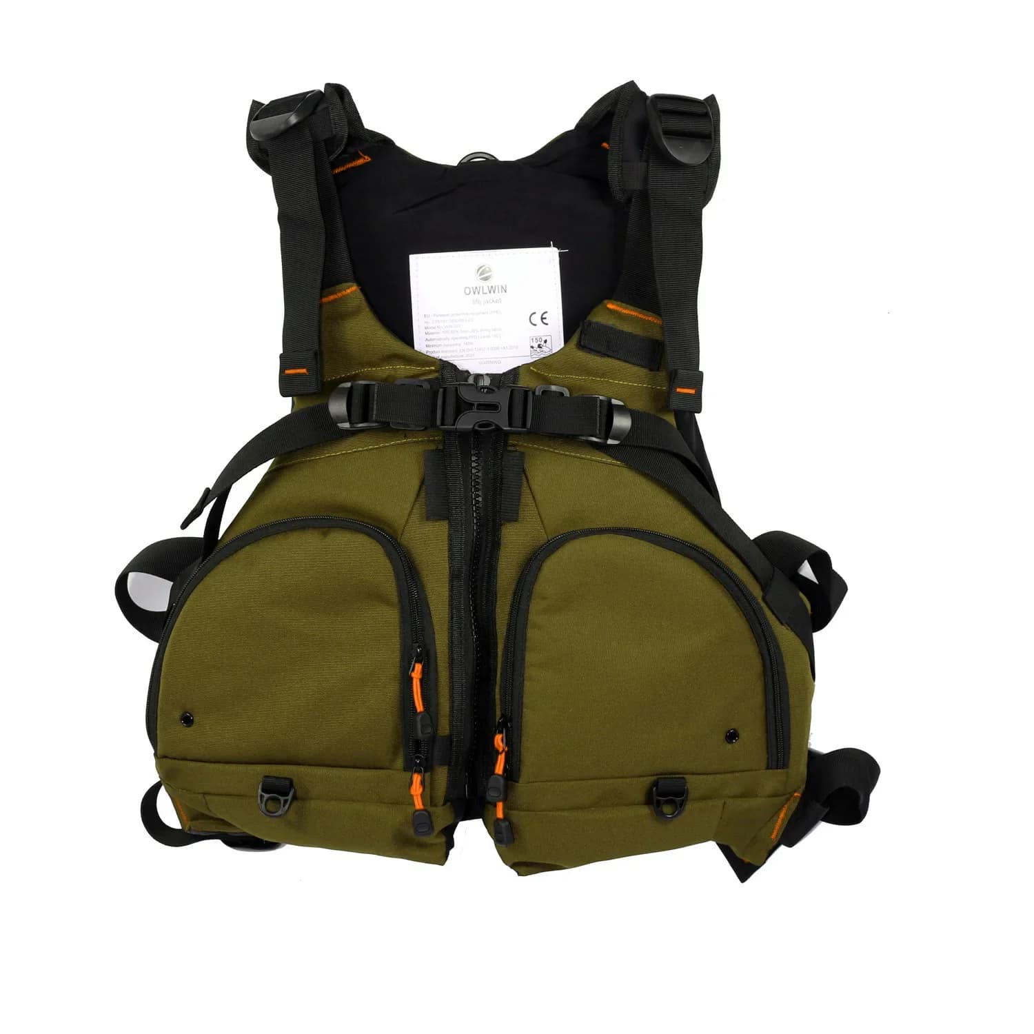 Gilet da pesca professionale Giubbotto di salvataggio per kayak Giubbotto da pesca leggero e regolabile con fischietto in rete traspirante Tasche multiple