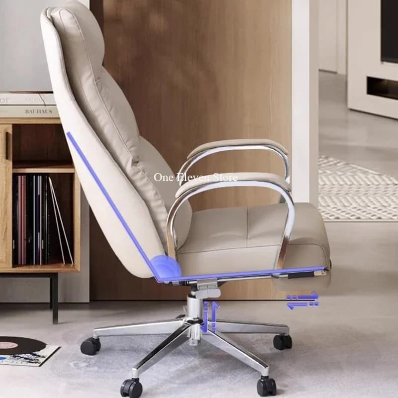 Sedia da ufficio da gioco individuale Sedia girevole per computer Vanity Sgabello rilassante Ruote Sillas De Oficina Poltrona relax ergonomica