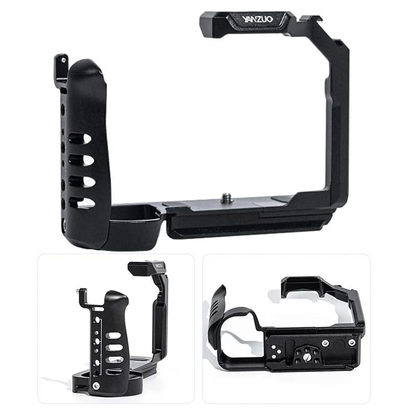 YANZUO G9 Rabbit Cage Set Supporto Portatile per Fotocamera in Metallo con Foro da 1/4 Compatibile con Panasonic per Accessorio Fotocamera DSLR Lumix G9