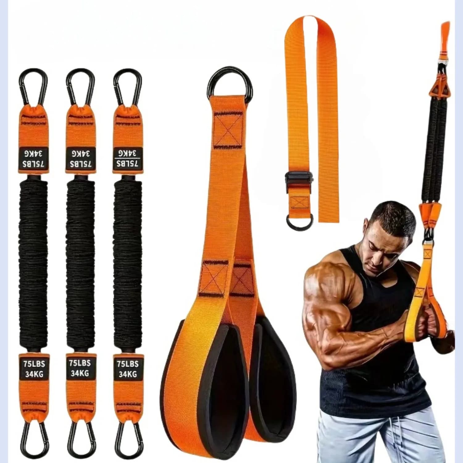 Pull-up booster belt Sport fitness indoor Horizontal bar Auxiliary belt Voltage device Stretch belt for fitness tension rope