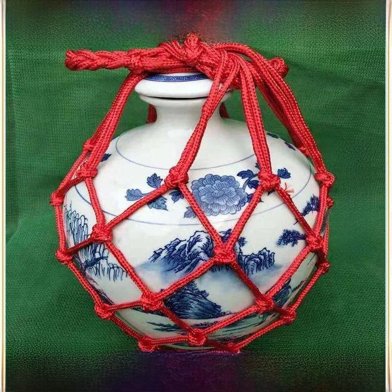 Nylon Handheld Rope 30kg Bottle Moving Strap Glass Bottle Barrel Rope Wine Storage Organizer Household Moving Helper