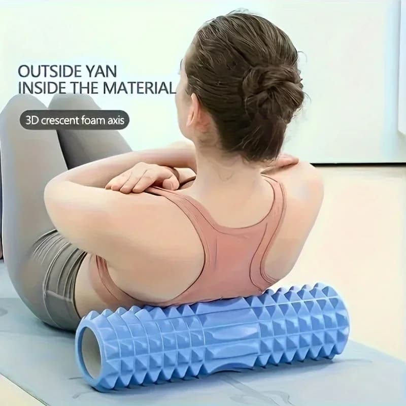 New mini back massage roller in foam Deep muscle relaxation Improvement of exercise ability Perfect for post-workout yoga recovery