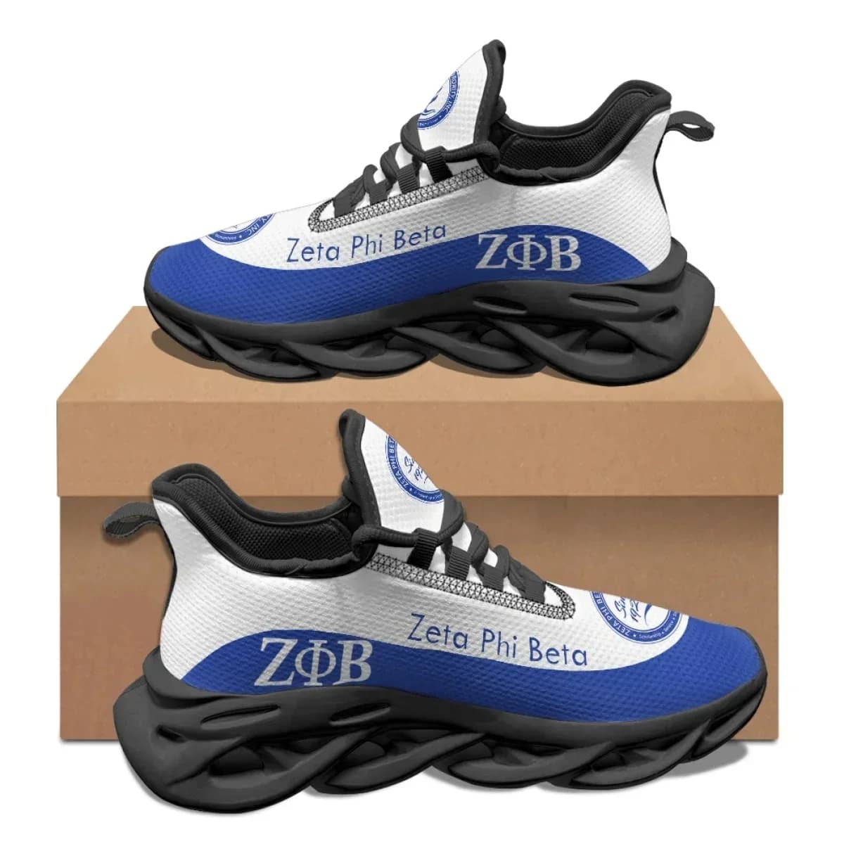 Outdoor Men’s Shoes Zeta Phi Beta Wear-resistant Flats New Fashion Travel Durable Round Toe Soft Breathable Platform Zapatillas