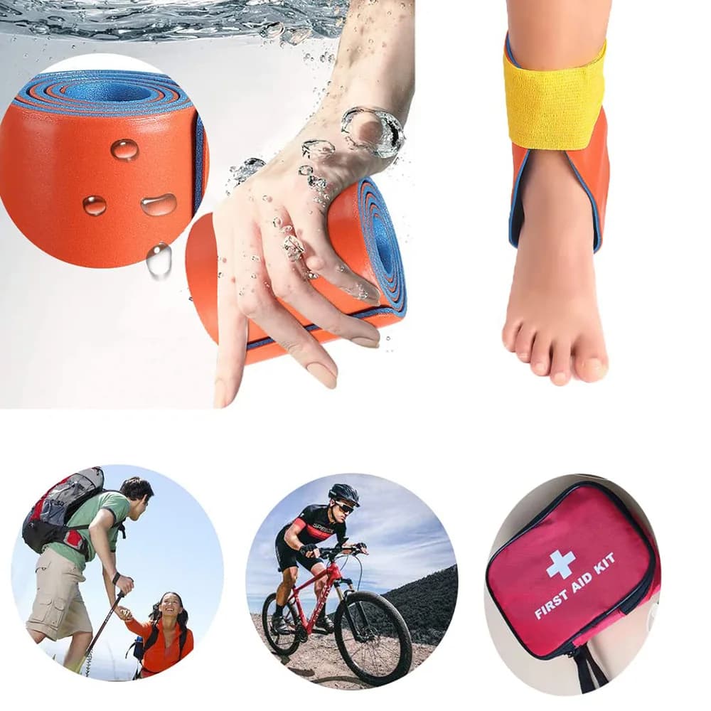 11*46 CM di Primo Soccorso Universale In Alluminio Stecca Rotolo Di Emergenza Esterna Di Sopravvivenza Medica Polimero Per Il Dispositivo di Kit Di Emergenza Ossea