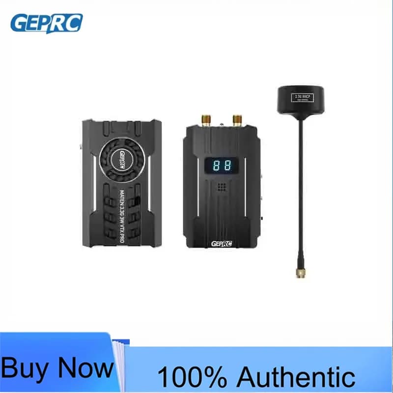 GEPRC MATEN 3.3G 3W VTX VRX Kit Signal Alarmer Antenna For 40CH Long-Range FPV Drone