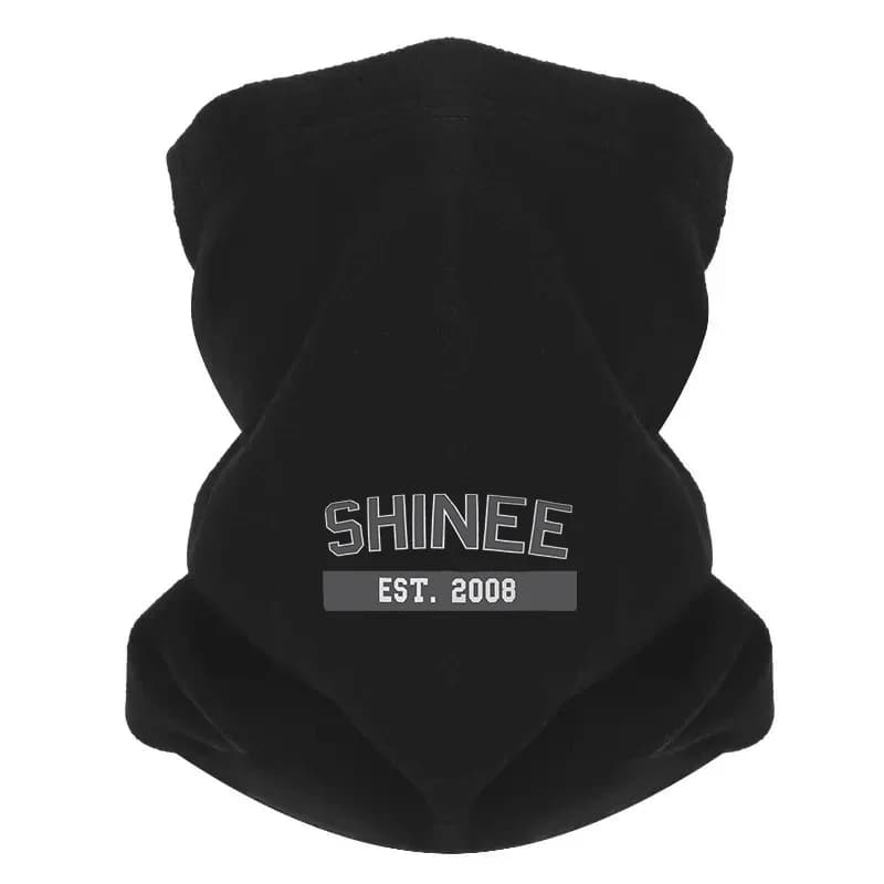 SHINEE EST. 2008 emblema design uomo sciarpa esterna maschera collo ghetta cappello berretto da donna copricapo antivento tenere al caldo inverno multifunzione