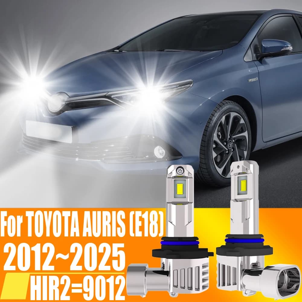 2 pz HIR2 Ha Condotto Il Faro Canbus No Error 9012 Lampadina Per Auto Ad Alta Potenza Diodo di Luce Bianca Lampada 12 v 55 w Per TOYOTA AURIS E18 2012 ~ 2025