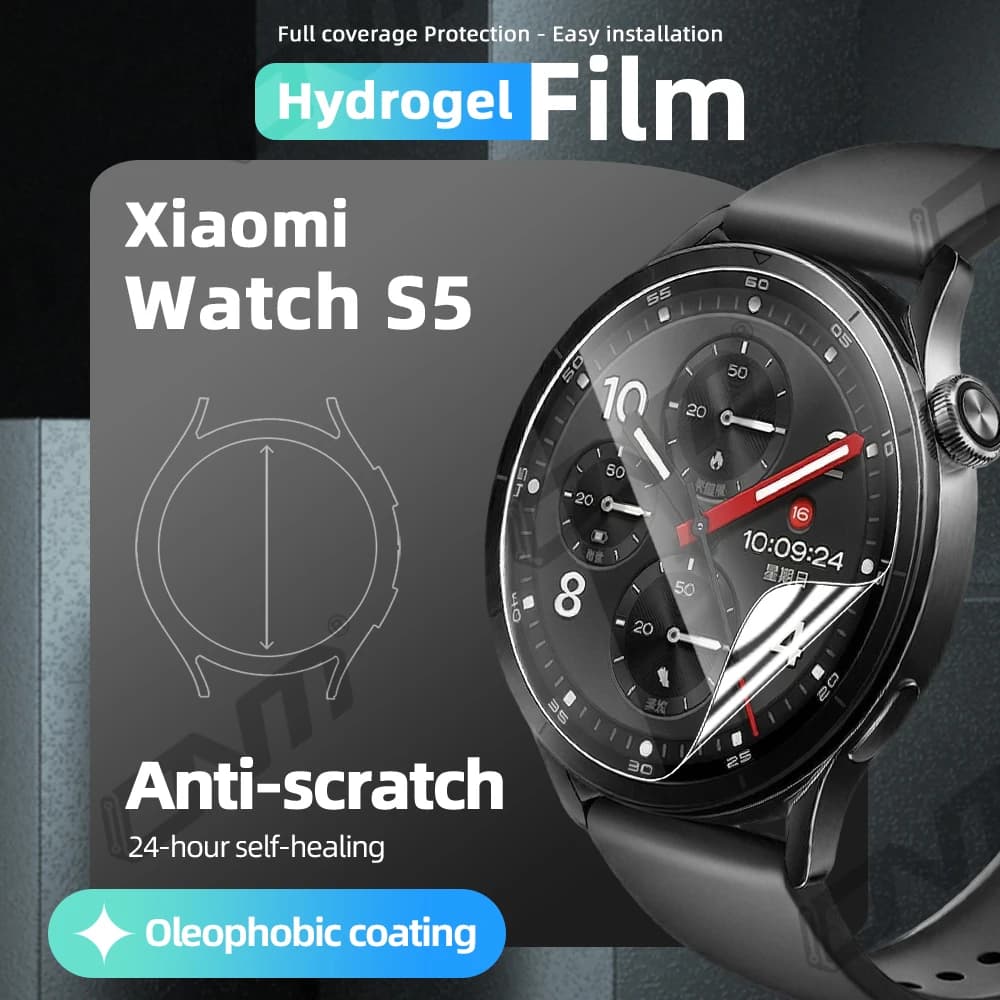Pellicola protettiva SOFT per Xiaomi Mi Watch S5 46mm Proteggi schermo trasparente HD flessibile antigraffio (NON IN VETRO)