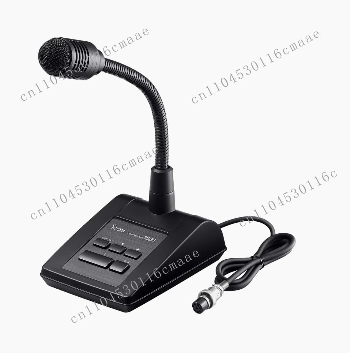 Adatto per walkie-talkie da tavolo con design a collo di cigno SM-50, dotato di potente amplificatore audio e comoda funzione PTT