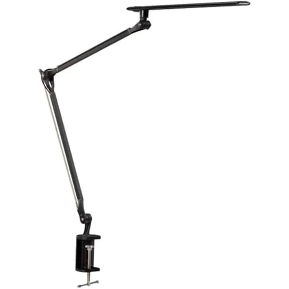 Lampada da Scrivania LED a 3 Colori Regolabile con Morsetto - Luce Nera Dimmerabile per Architetti, Uffici Domestici e Configurazioni a Doppio Monitor