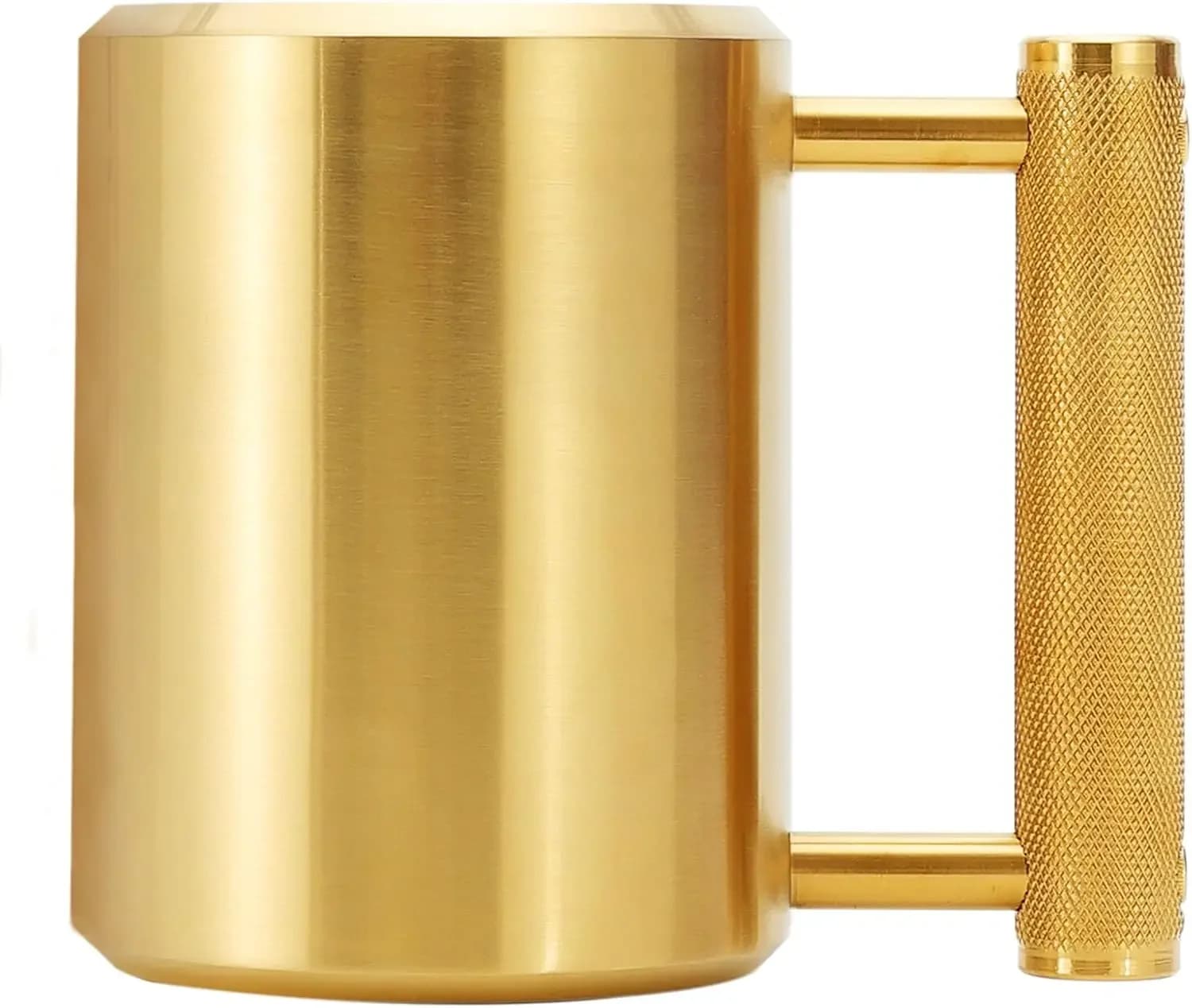 Heavy Mug Weighted Mug 18LB/8KG 10 oz Heavy Workout Cup with Non-Slip Handle, 304 Stainless Steel Fitness Dumbbell Coffee Mug fo
