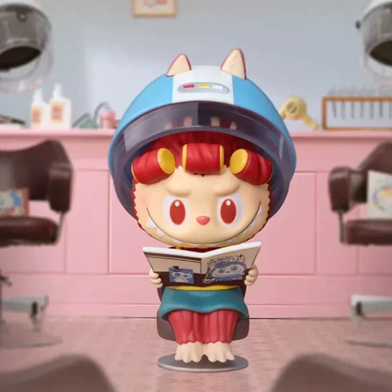 POPMART LABUBU Monsters Hair Salon Series Blind Box Cute Surprise Mystery Action Figure Collectible Model Toy
