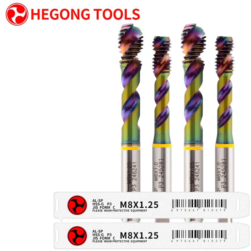 UT TAP HSS-G JIS Standard - Maschi a spirale scanalati M3 M4 M5 M6 M8 M10 M12 per filettature in acciaio inossidabile
