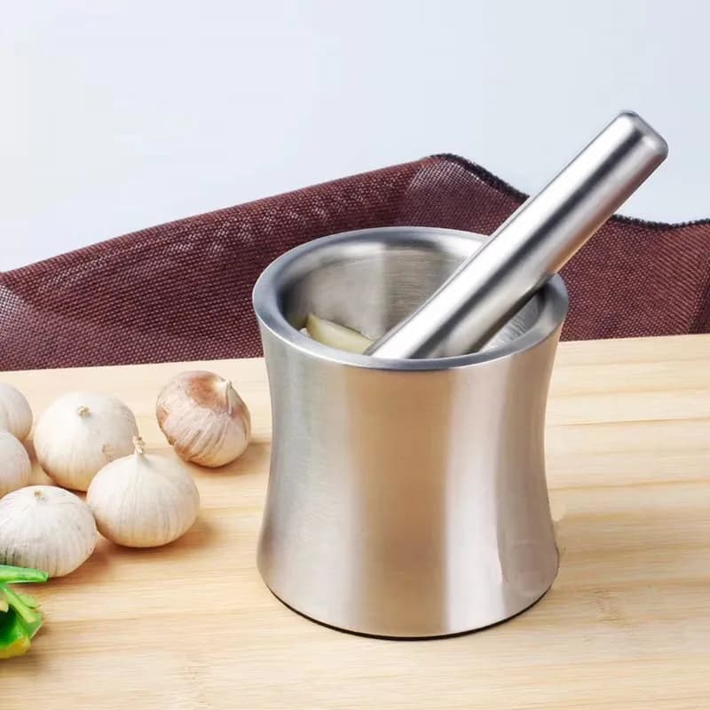 Tritacarne Aglio Chopper Maker Spese Smerigliatrice Aglio Presse Posate Pulito Opaco Manuale Cibo Smasher Trituratore Utensile Da Cucina 1 pz