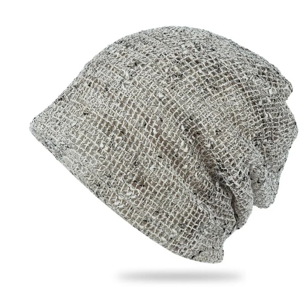 Cappello Beanie in Maglia Stile Bohemien Carino, Sottile, Fatto a Mano, Lavorato a Maglia, Stile Coreano, Etnico, Tessuto, per Esterni