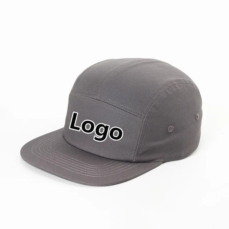 Men foldable 5 panels baseball hats Custom logo sports hat Flat bill aviator pilot sailor Custom embroidery cap Male skating hat
