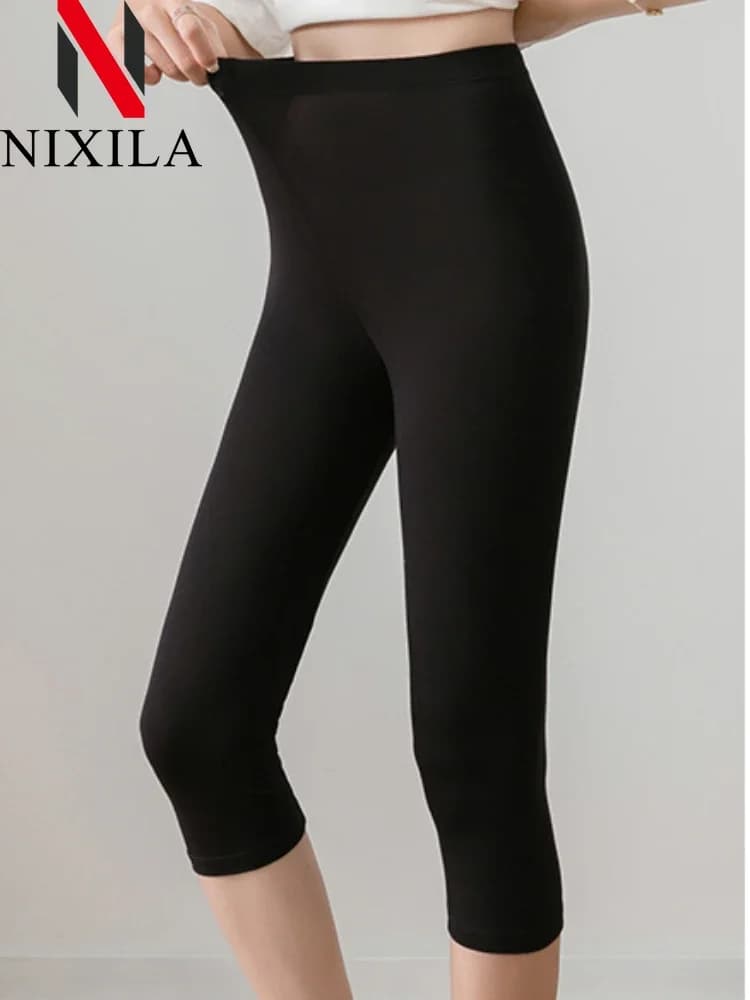 Summer women's cycling shorts with high waist Casual elastic white slimming modal Sexy women's biker shorts Super short leggings