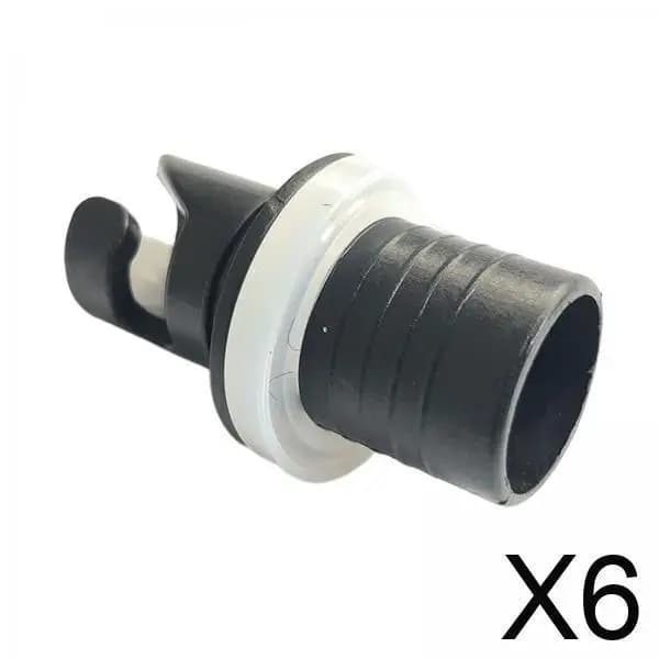Adattatore per valvola tubo flessibile per pompa d'aria per kayak gonfiabile, canoa, barca, connettore in nylon durevole per viaggi all'aperto