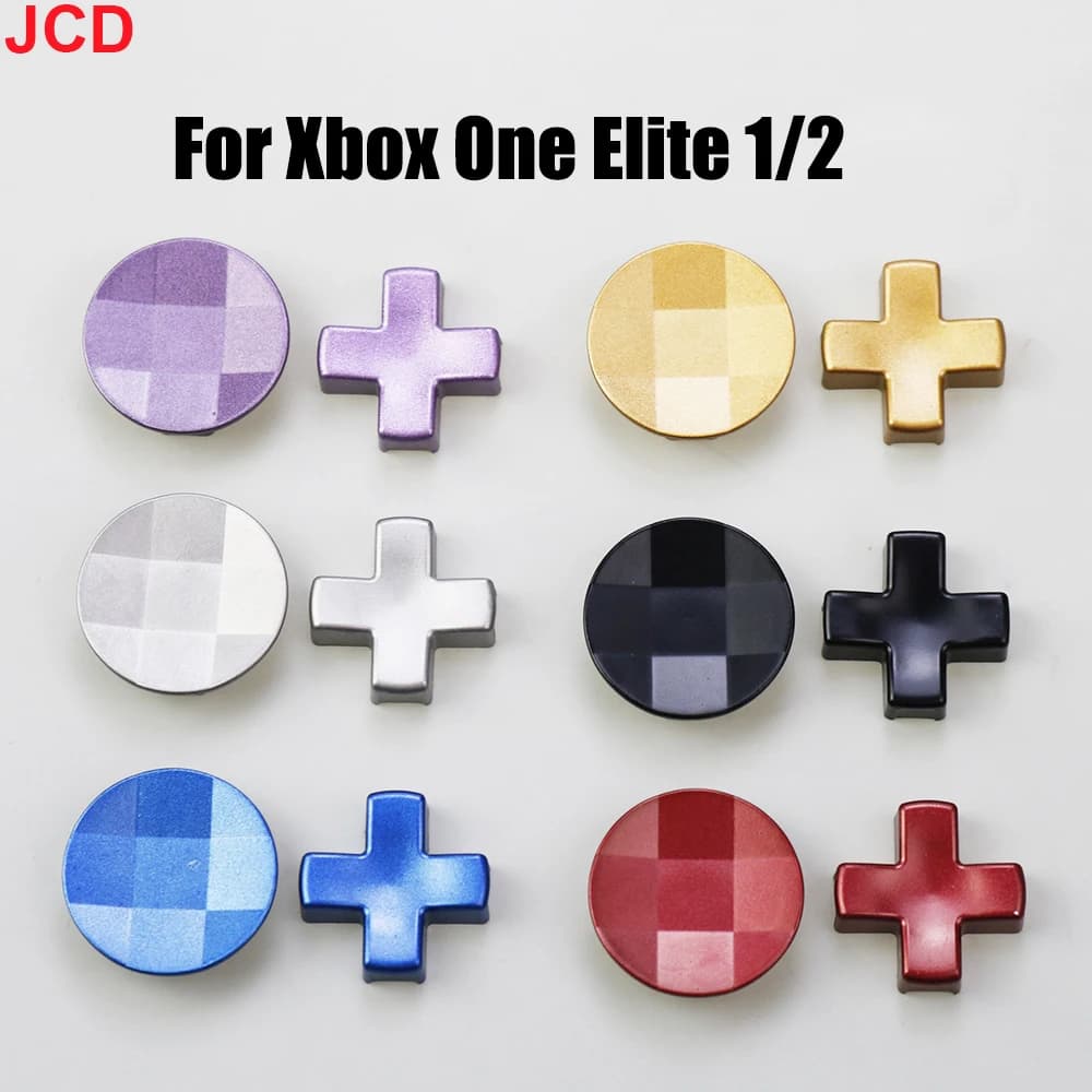 JCD Chiave rotonda con pulsante di direzione incrociata per Xbox One Elite Series 1 e 2 Edition Controller Gamepad Pulsante Parti di riparazione