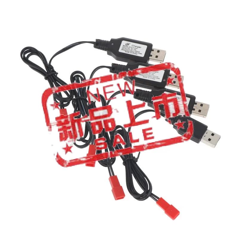 []USB 3.7V 500mA Battery Charger Packs JST KET EL Red Female Plug for Beginner Electronic Learning Practice Use