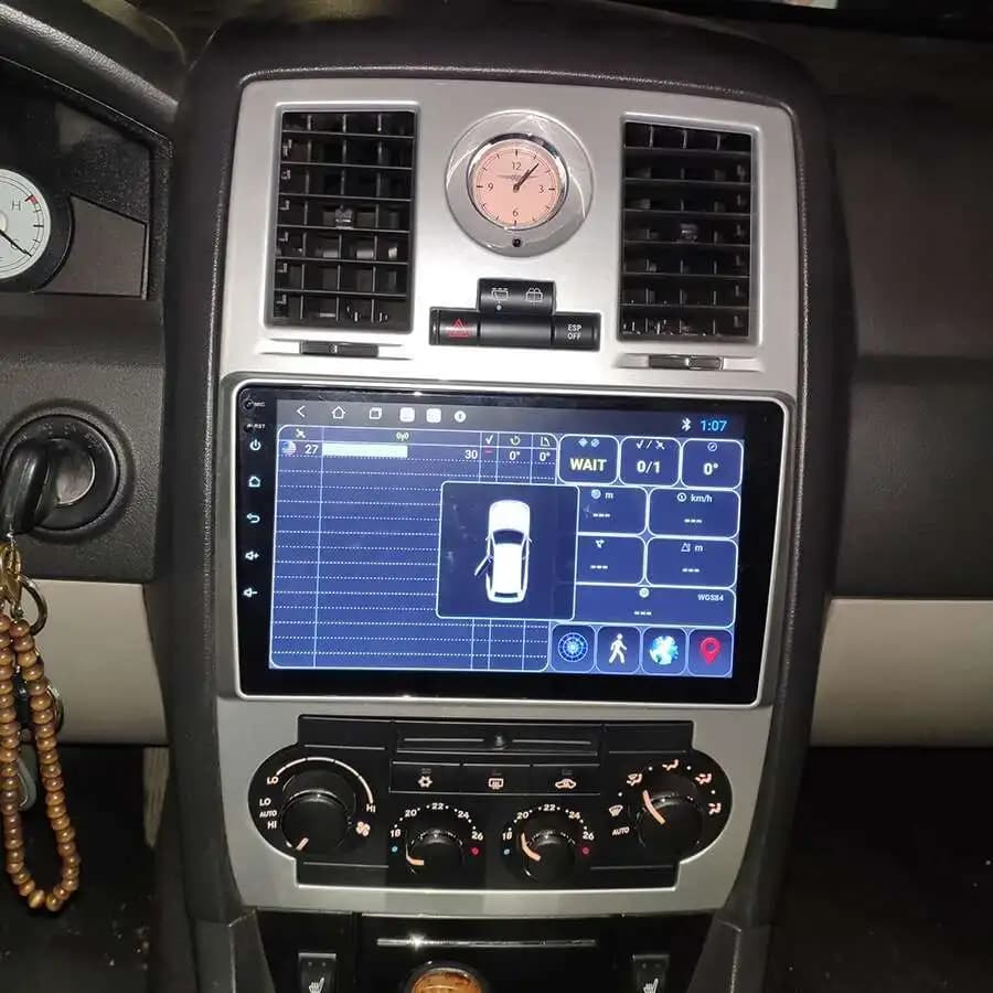 Android 14 8GB Ram 128GB Rom 2Din Autoradio Per Chrysler Aspen 300C NAVIGAZIONE GPS Lettore Multimediale Autoradio Bluetooth Stereo