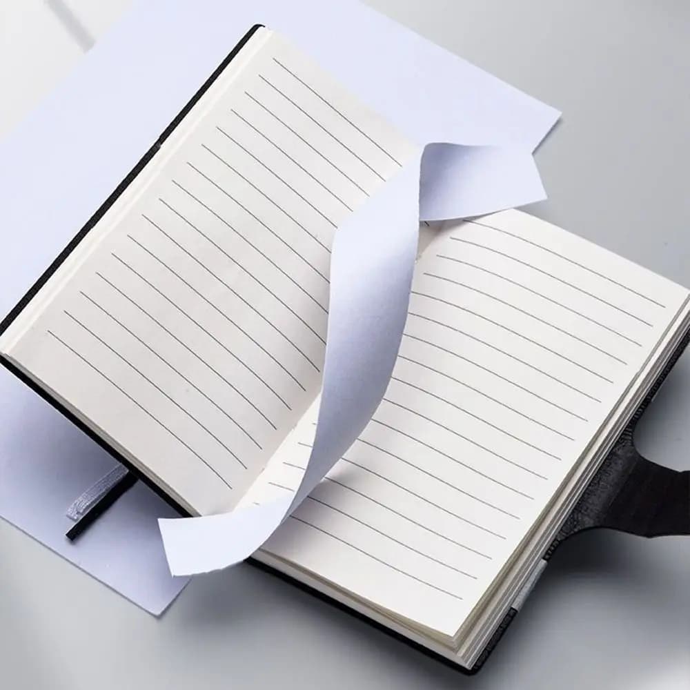 Agenda Planner Mini Taccuino per Scrapbooking Organizer Blocco Note Tascabile con Copertina in PU Spessa