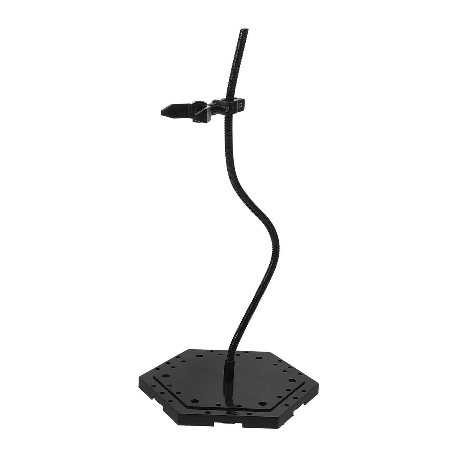 Supporto per Action Figure in ABS e Ferro, Base Regolabile e Stabile, Espositore da Scrivania per Collezioni