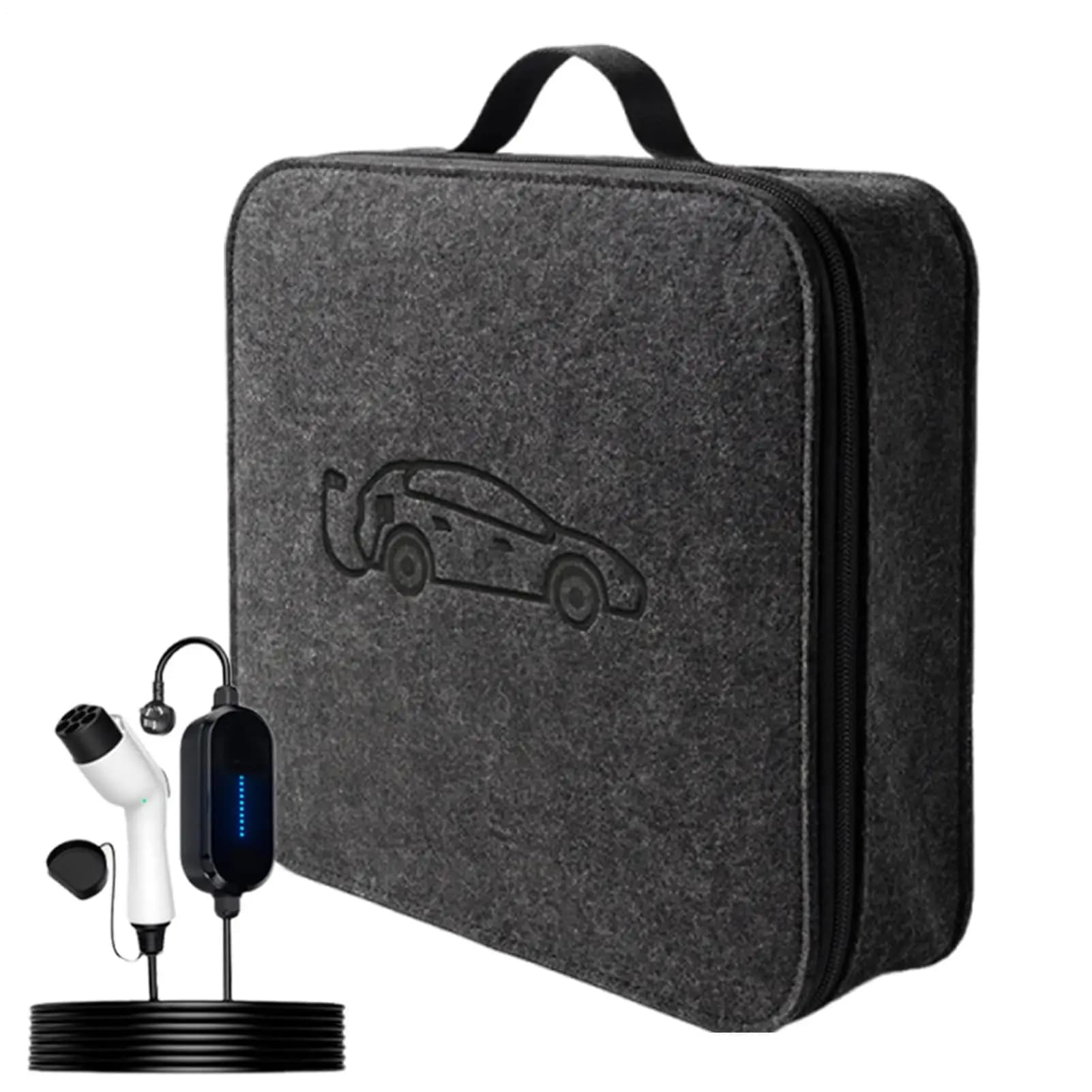 Borsa Portacavo per Caricabatterie EV, Impermeabile, per Veicoli Elettrici, Borsa Portatile per Cavo di Ricarica Auto