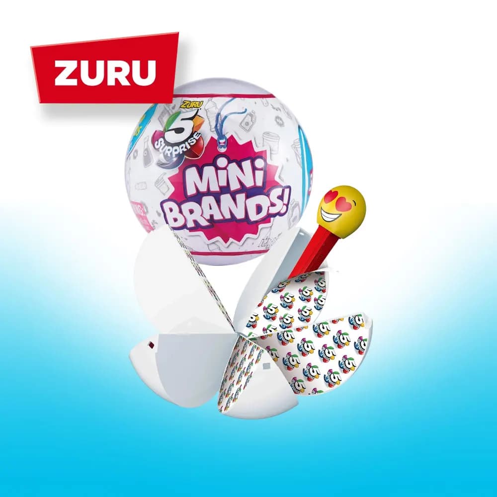 Zuru 5 Surprise Mini Brands Mini Mart Mystery Box Sfera a Sorpresa Collezione Creativa Oggetto d'Arte Regalo di Pasqua Giocattoli per Bambini Casuale 1 pezzo