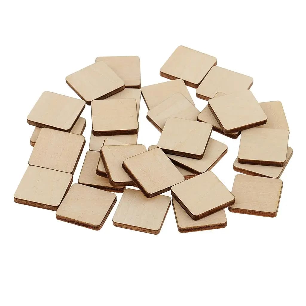 Blocco di Legno di Tiglio Grezzo per Decorazioni, Foglio di Legno Non Finito per Artigianato e Fai-da-Te, Ideale per Scrapbooking