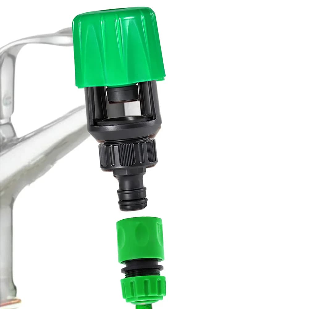 Rubinetto Tutto il connettore del tubo flessibile Cucina Attacco rapido Irrigazione del giardino Irrigazione Adattatore per tubo dell'acqua Pezzi di collegamento riutilizzabili