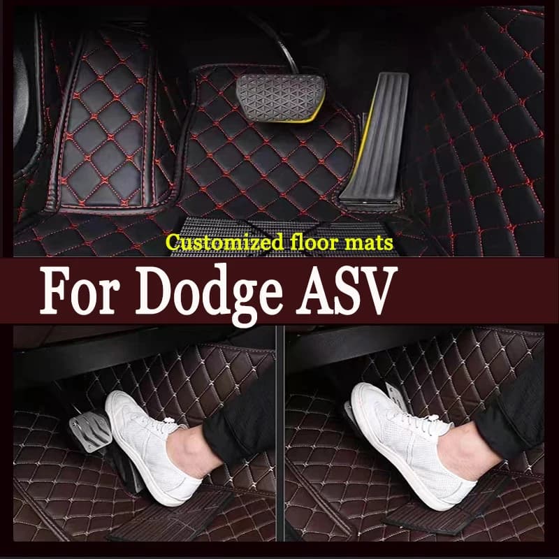 Tappetini auto per Dodge ASV Ram 1500 DT 2019 ~ 2022 Tappeti anti-sporco Tappetino in pelle Tappeti Pad Parti interne Accessori auto