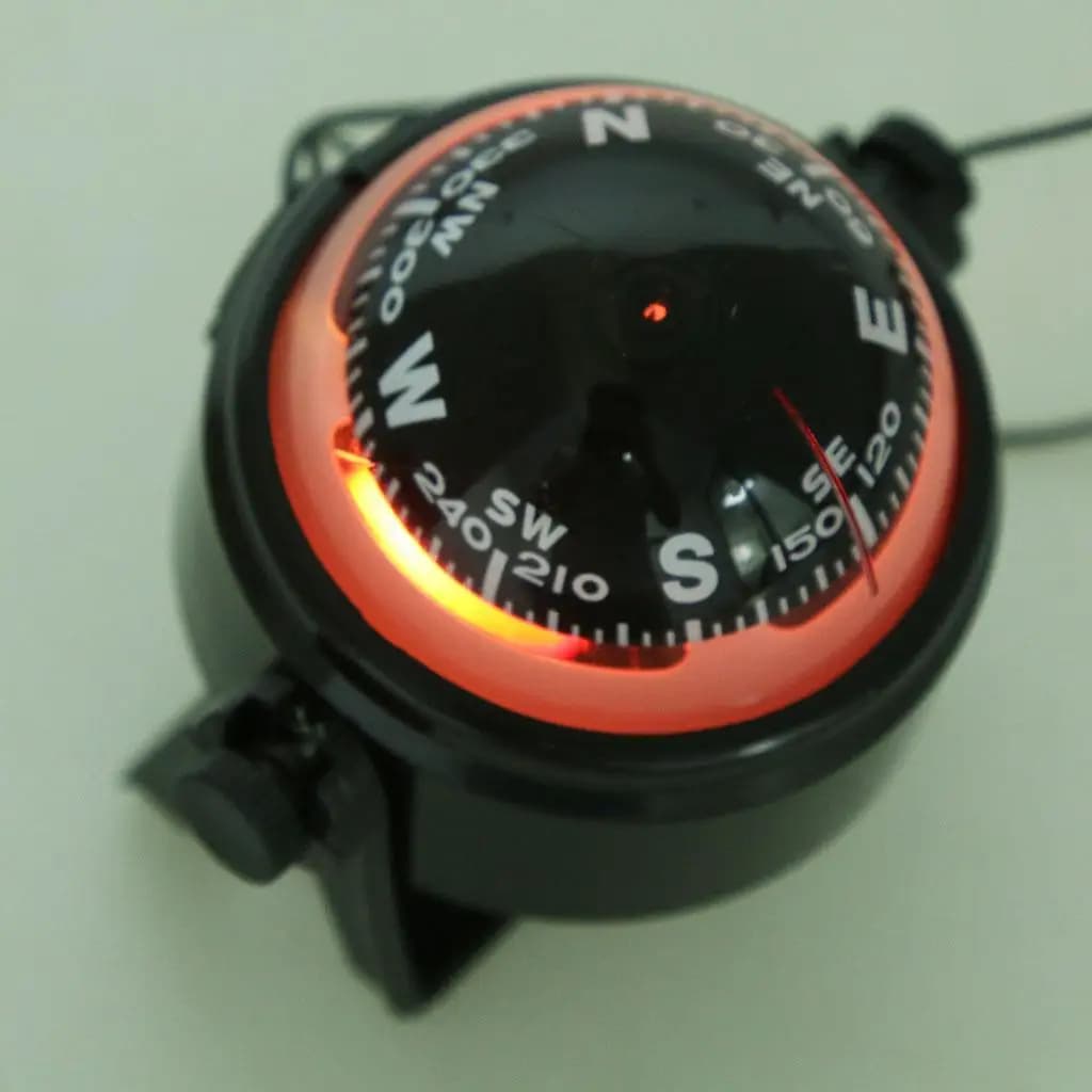 MagiDeal Car Truck Boat light electronic navigation compass for Yacht/fishing boat Flatable canoe Kayak