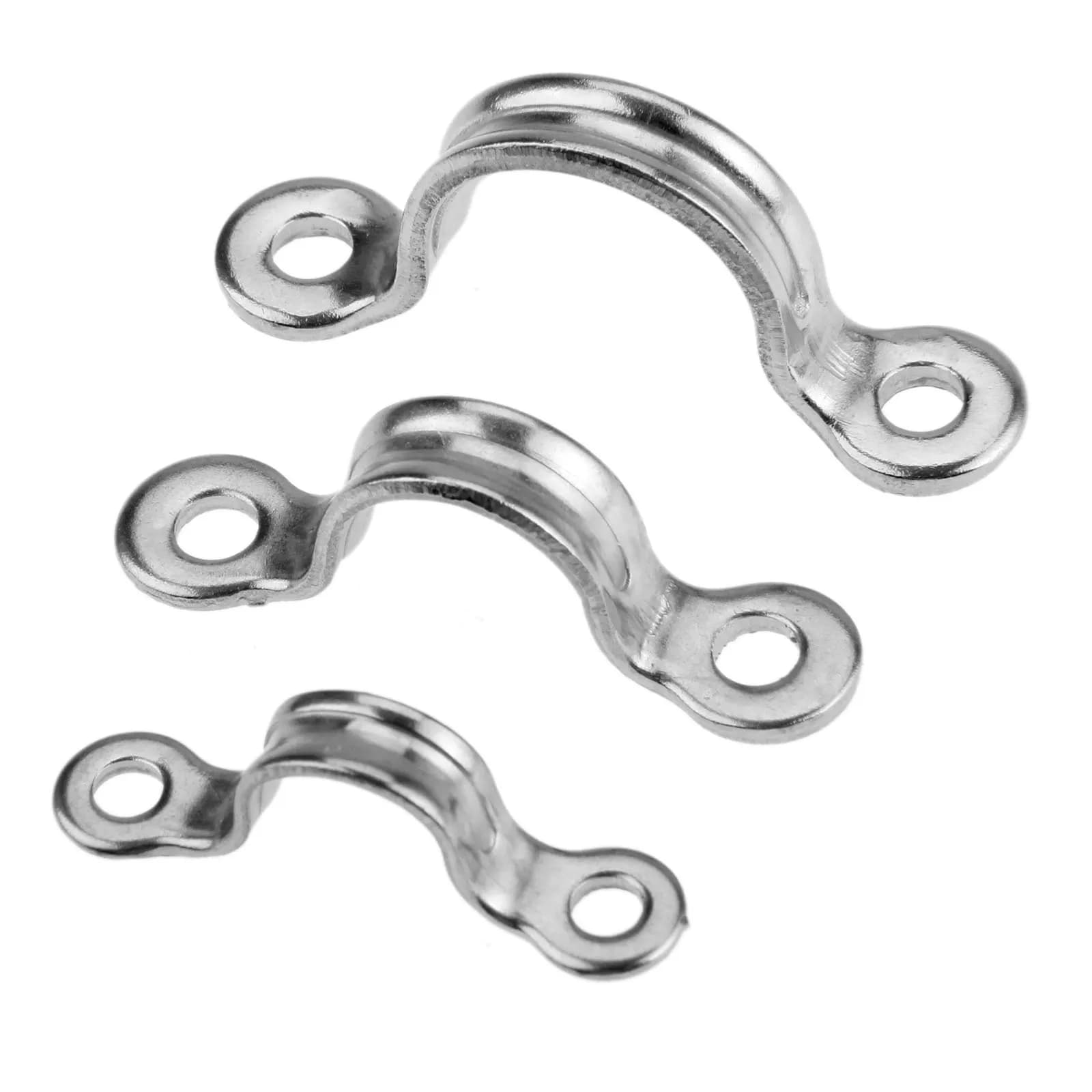 5 pz Marine 316 acciaio inossidabile lamiera allacciatura degli occhi cinghie legare giù ancoraggio cinghia sella Clip barche accessori 10*11/ 13*15/ 17*20