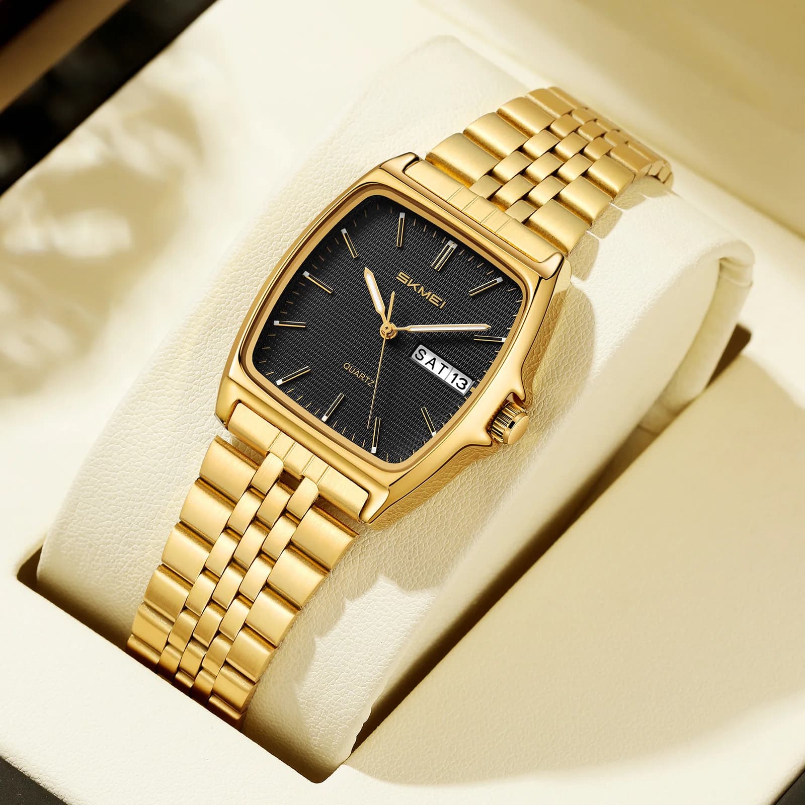 SKMEI 2628 Quartz Watches For Women Men 30M Waterproof Fashion Unisex Wristwatch Men Luxury Clock Business Outfit (1 or 2 Pack)