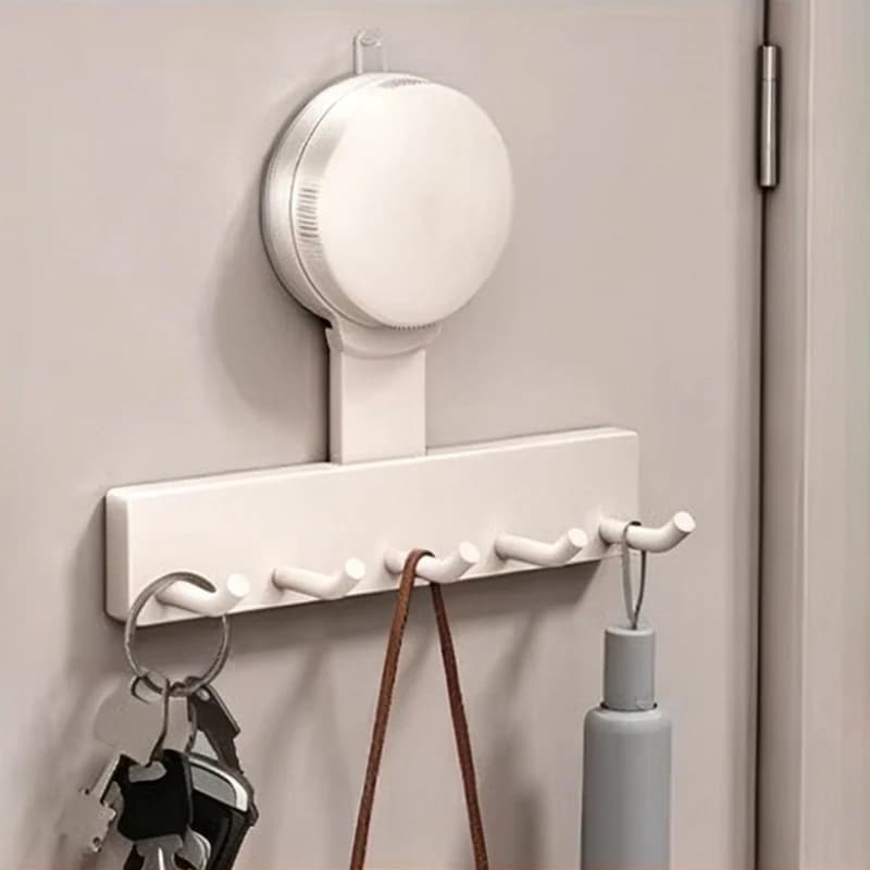 Gancio a ventosa senza foratura, appendiabiti da porta per vestiti, cappotti, cappelli, asciugamani, organizer per bagno e cucina