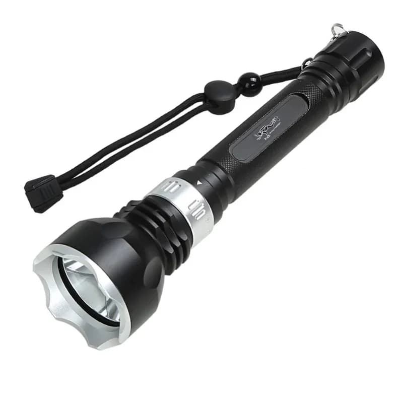 Lotus Head torcia subacquea professionale CREE XML T6 torcia subacquea portatile subacquea 200M IPX8 torcia impermeabile 18650