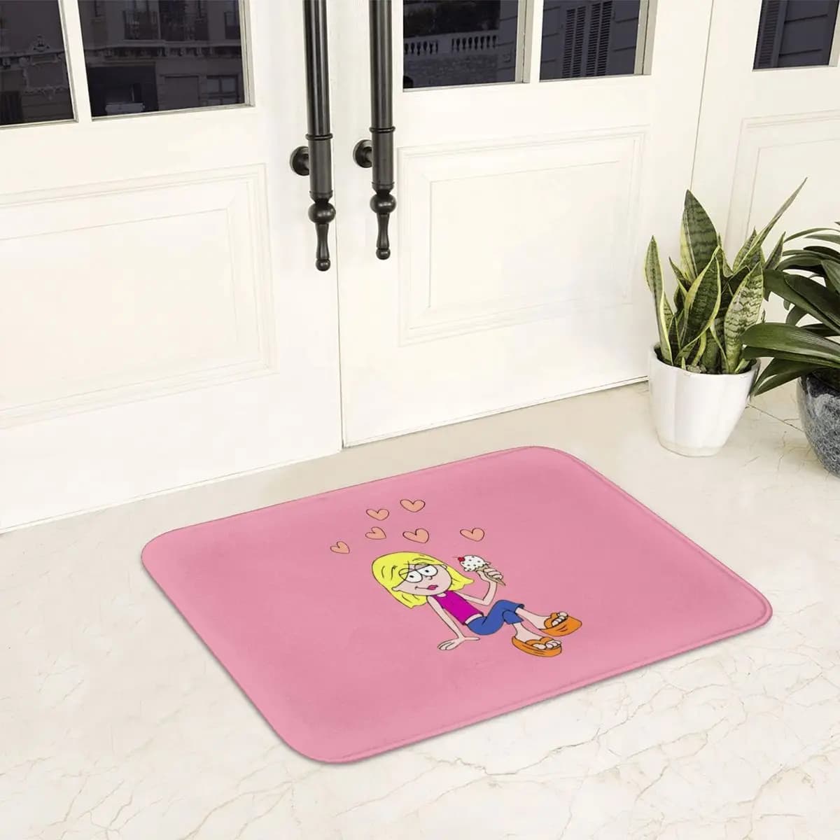 Lizzie Mcguire Cartoon Zerbino antipolvere Tappeto Cucina Ingresso Tappetino per la casa Tappetino per bagno Tappetini