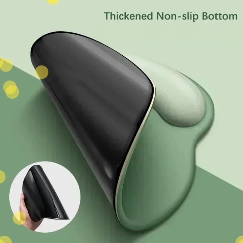 Tappetino per mouse con colore sfumato, comodo poggiapolsi, tappetino per mouse antiscivolo, tappetino per mouse morbido, poggiapolsi, tappetino per mouse in silicone per computer desktop